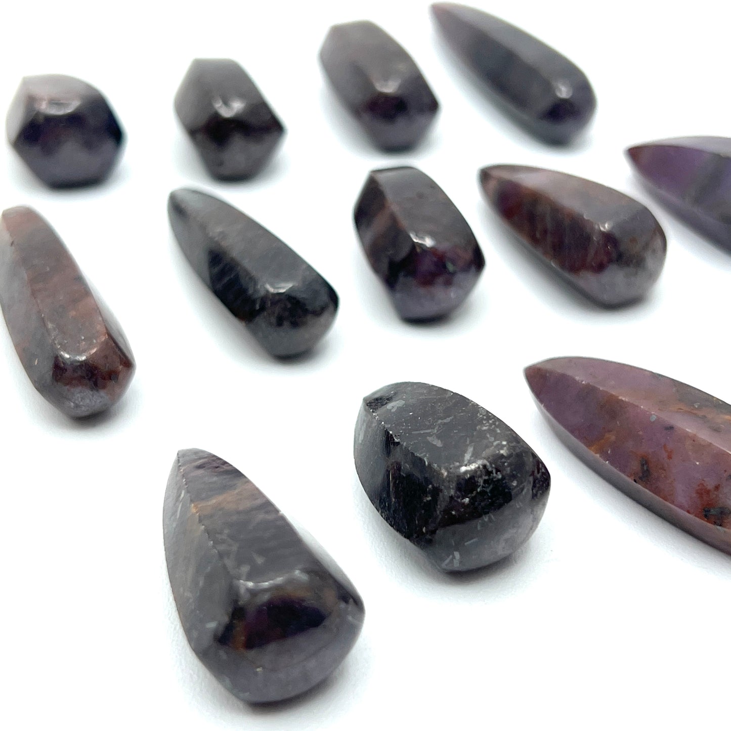 Polished Star Ruby Wands