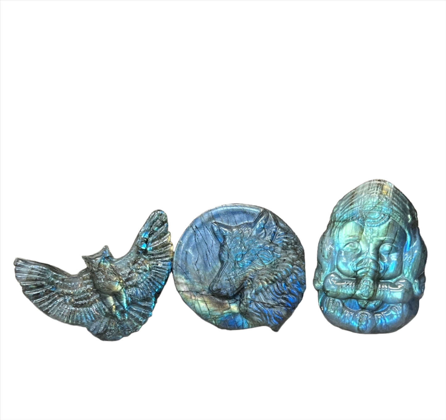 Labradorite Carvings