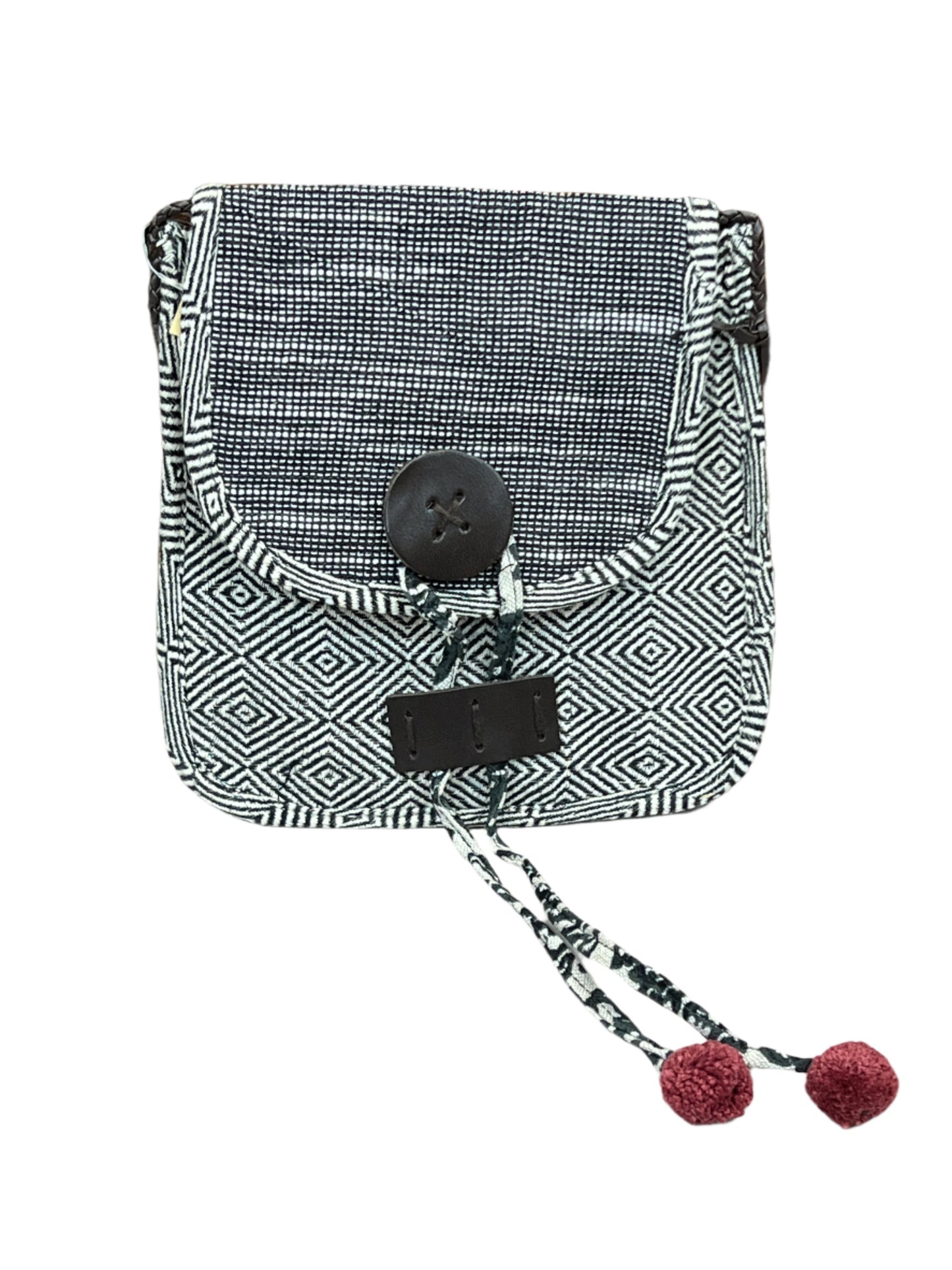 Laso Button Crossbody Bag