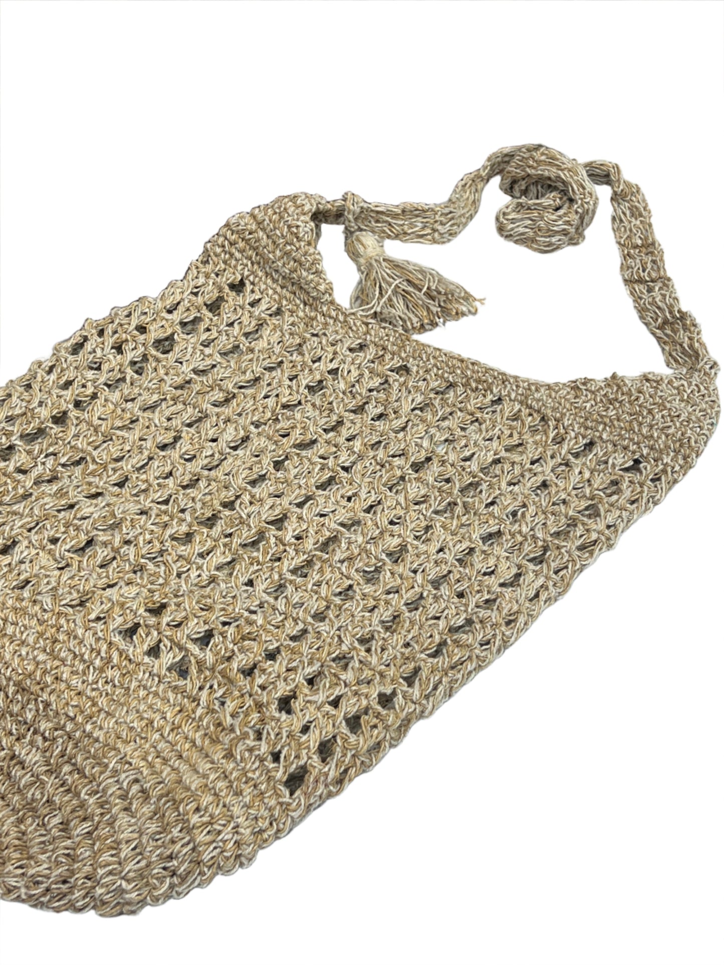 Hemp Grocery Tassel Bag
