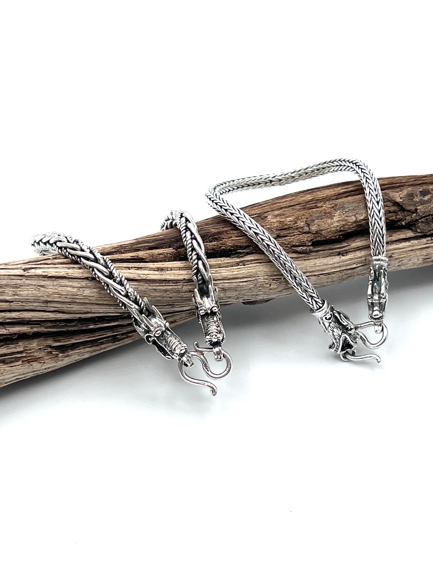 Double Dragon Chain Bracelets