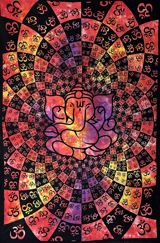 Om Ganesh Tapestry | 4 Colors