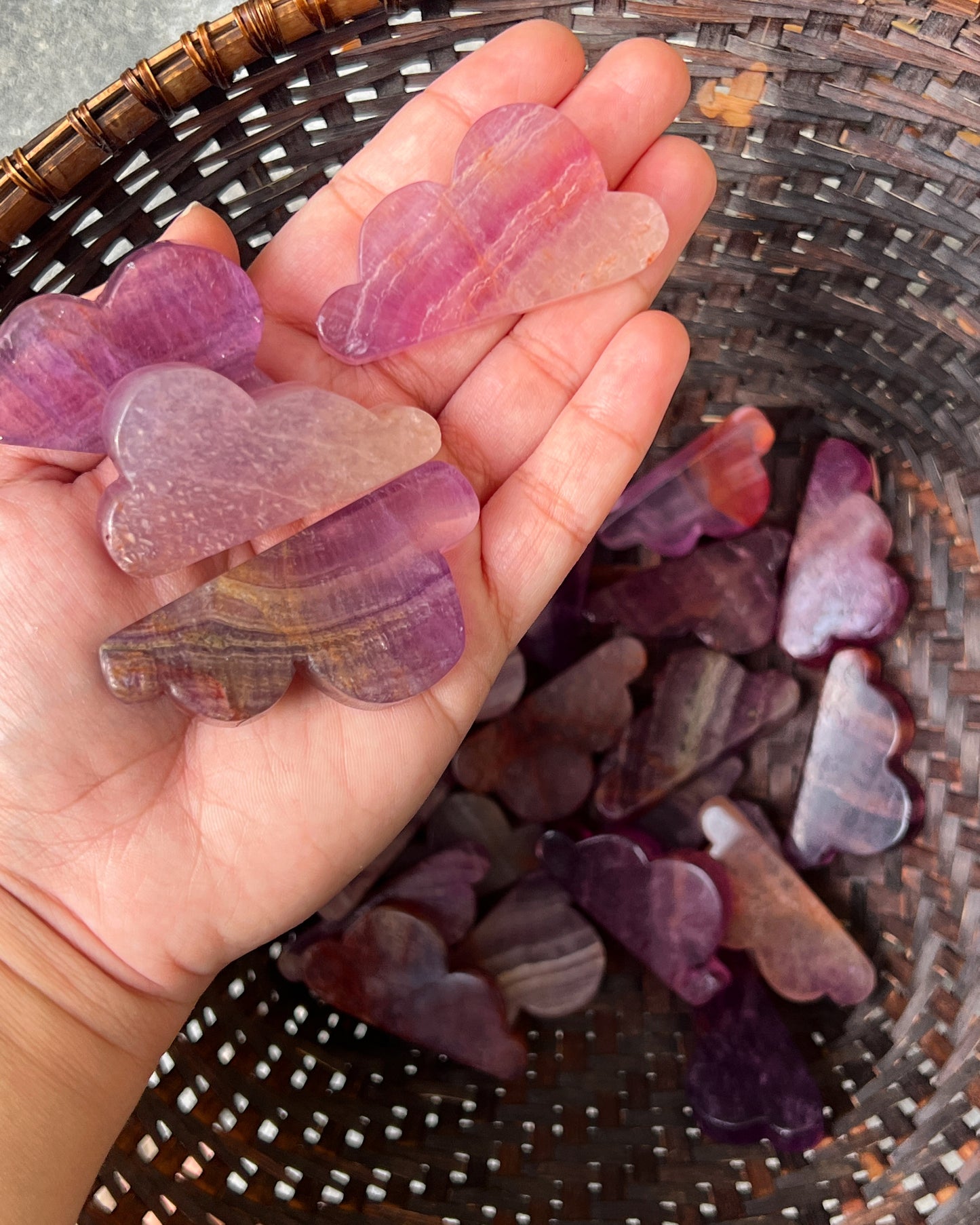 Fluorite Carved Clouds