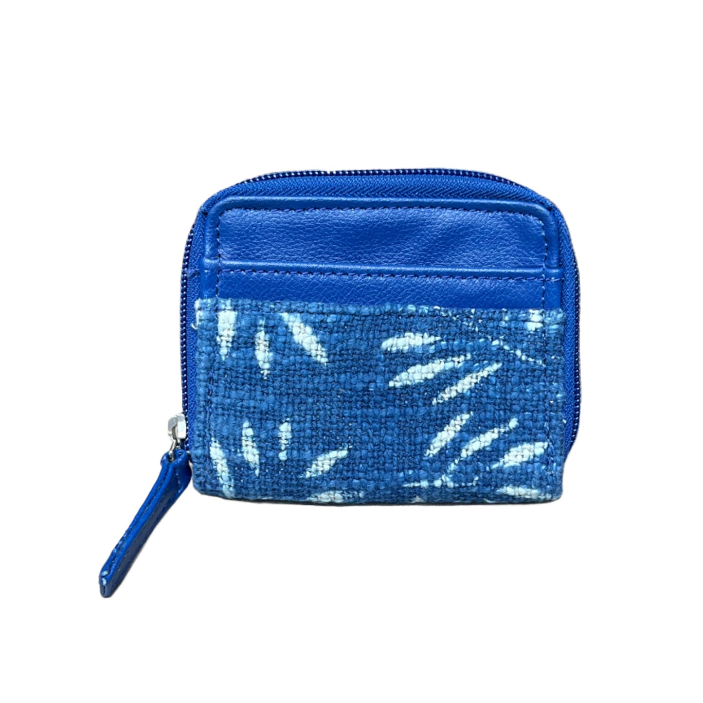 Natural Indigo Block Print Vegan Wallet
