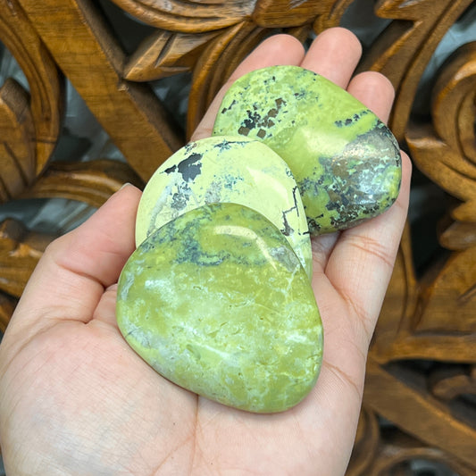 Serpentine Freeform Palm Stones