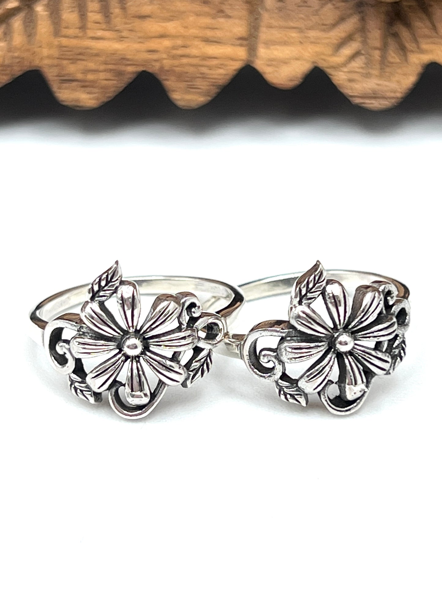 Sterling Flower Ring