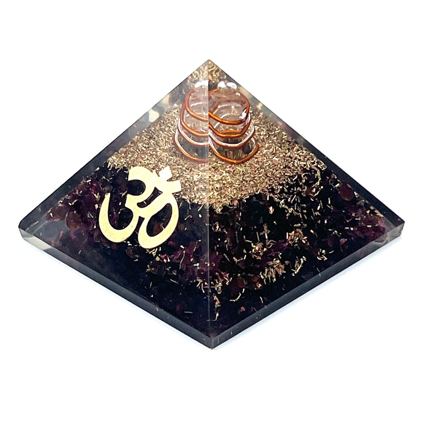 Garnet Orgonite Pyramids