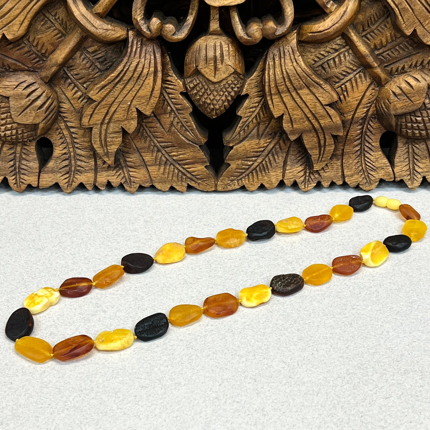 Unpolished Multi Amber Necklaces