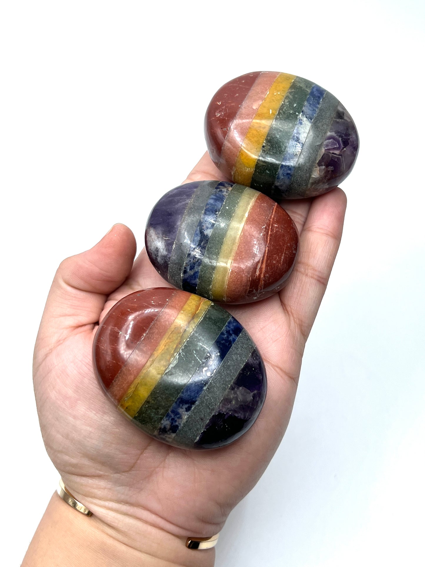 7 Gemstone Chakra Palmstone