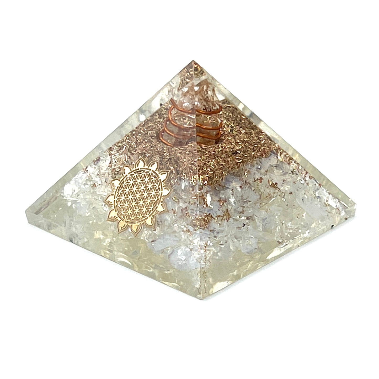Opalite Orgonite Pyramids