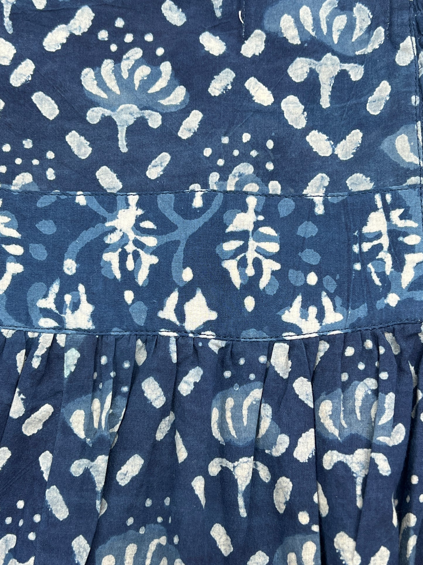 Block Print Spaghetti Strap Dress