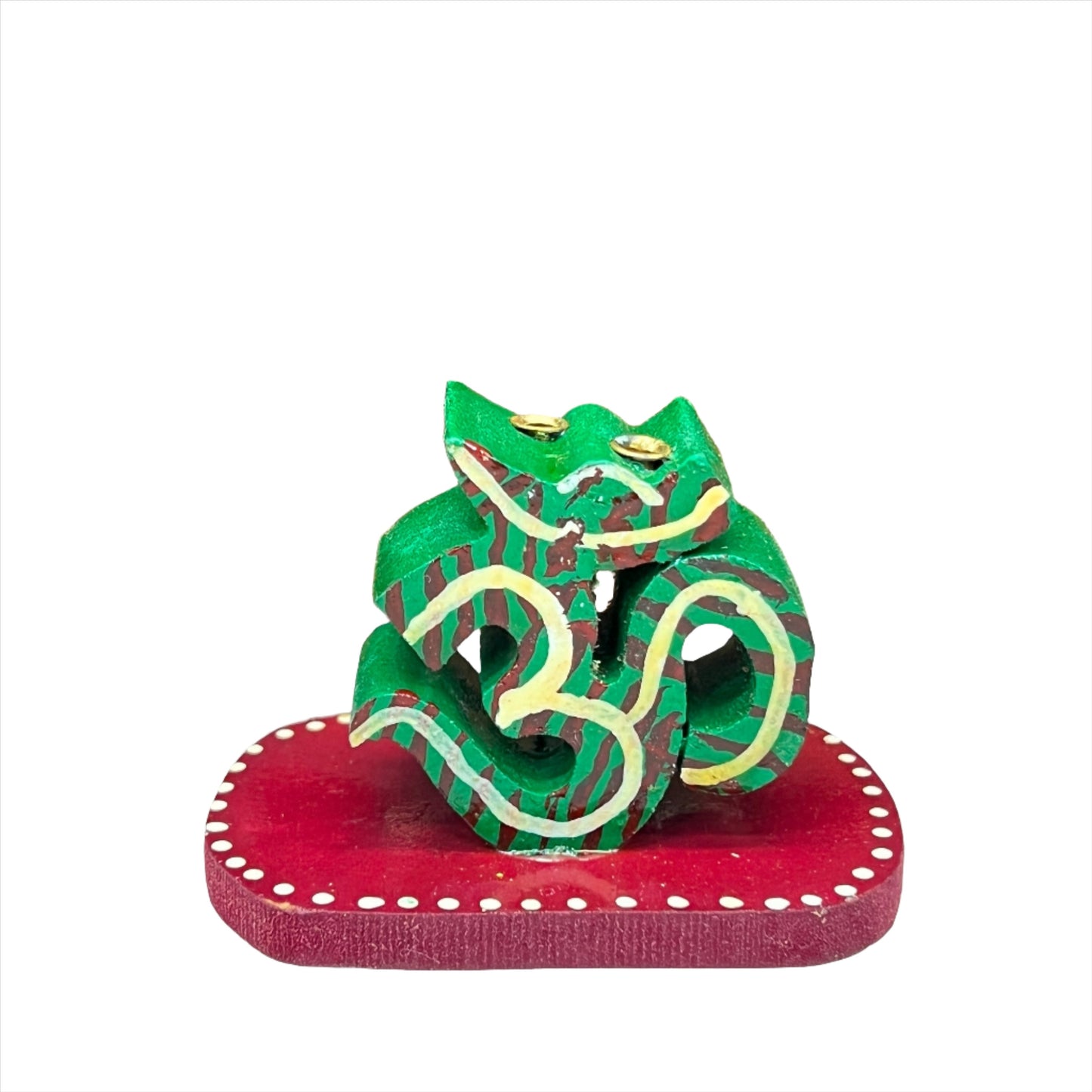 Om Painted Incense Burner
