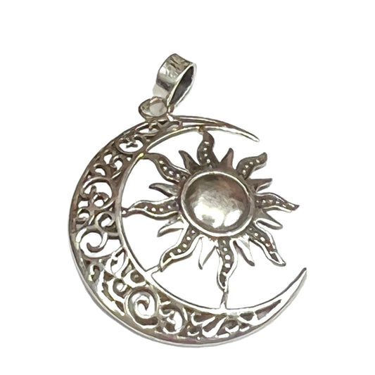 Sterling Silver Crescent Moon Pendants