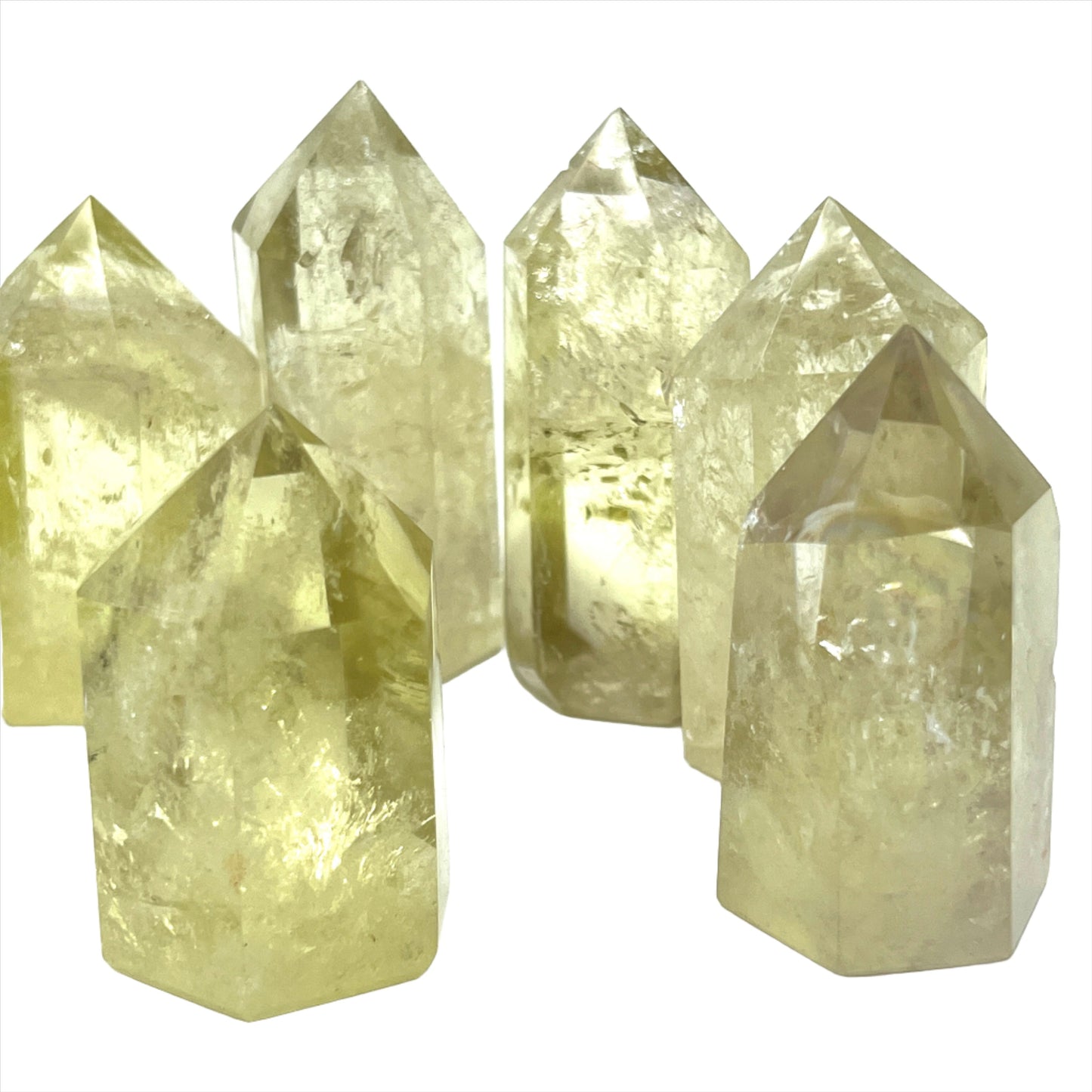 Natural Citrine Polished Towers