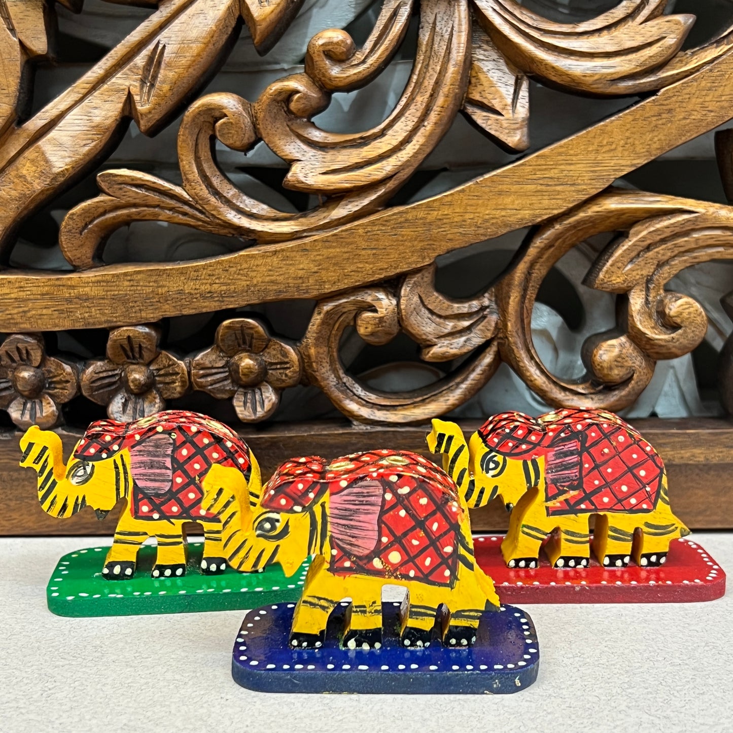 Elephant Painted Incense Burner