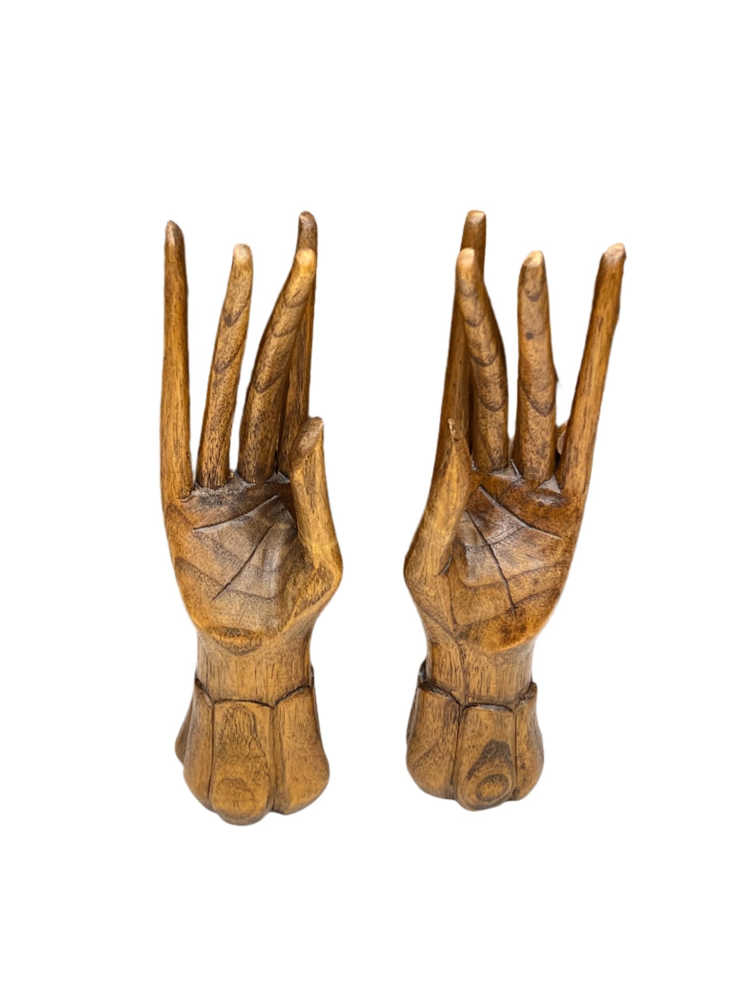 Standing Double Hand Statues