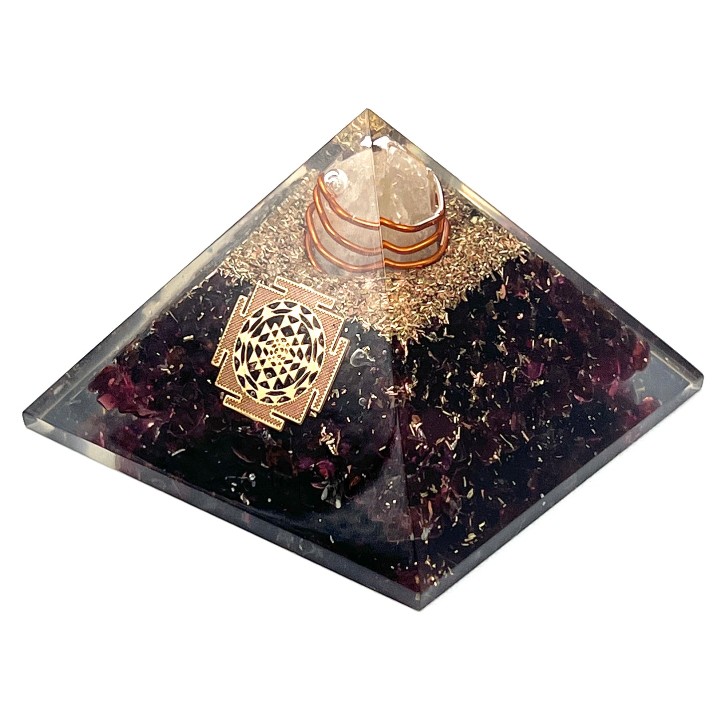 Garnet Orgonite Pyramids