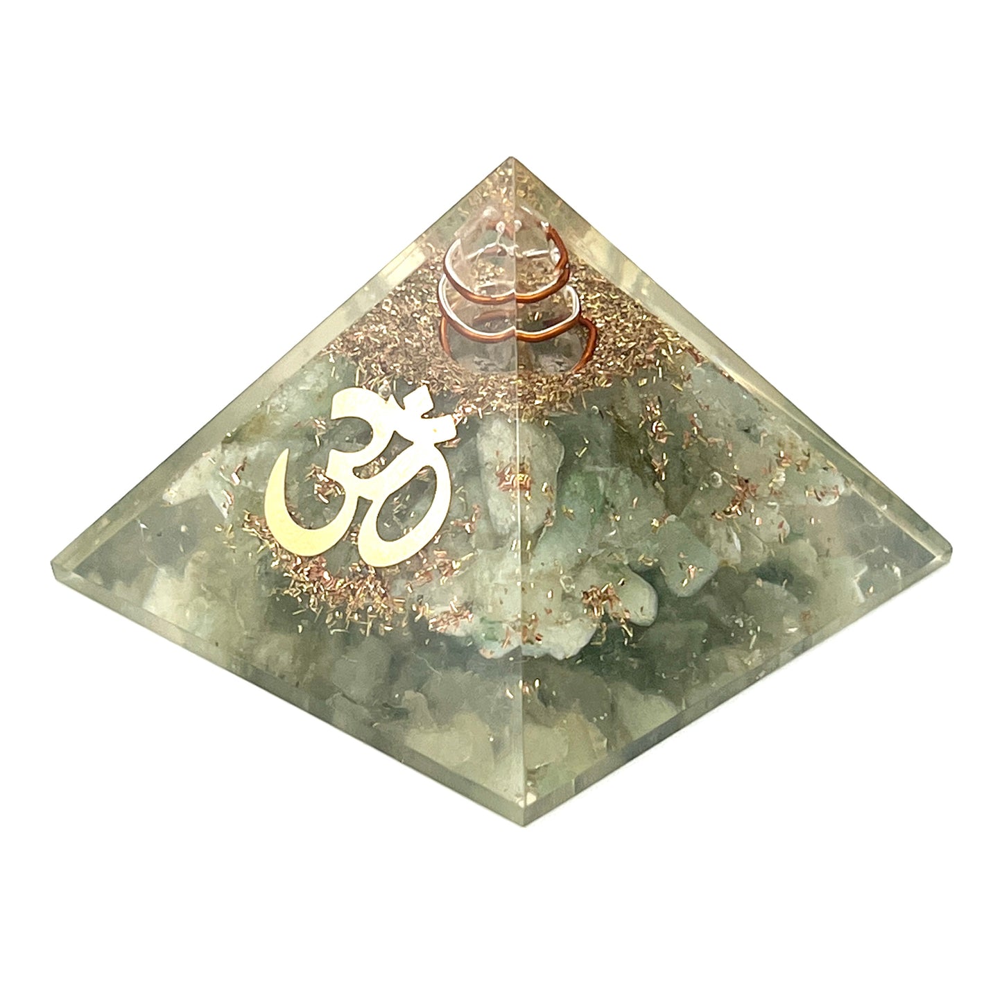 Green Aventurine Orgonite Pyramids