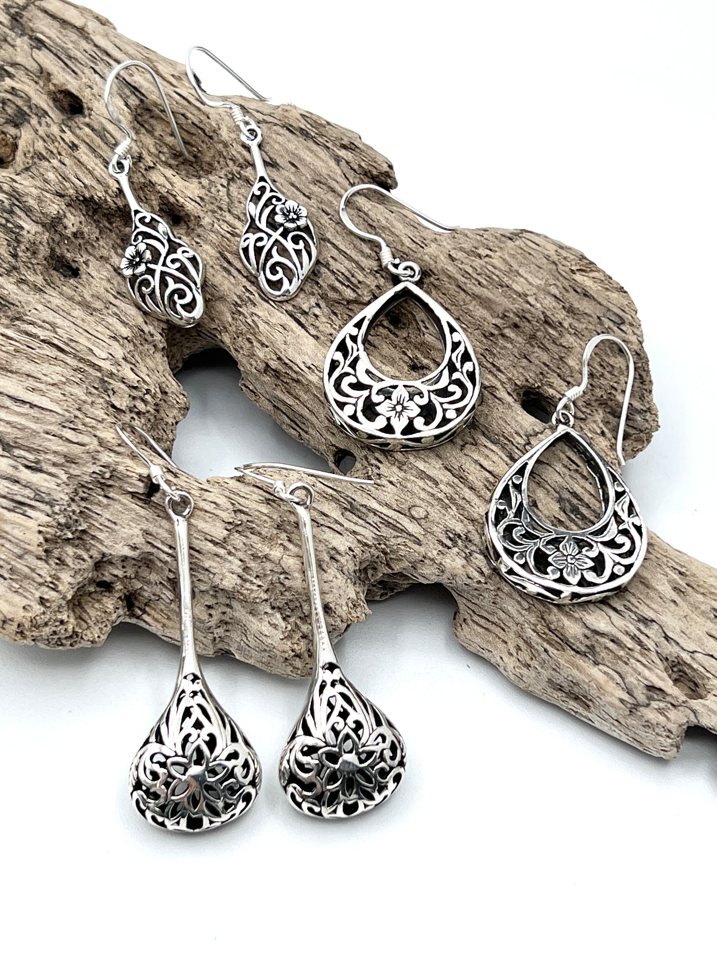 Filigree Flower Earrings