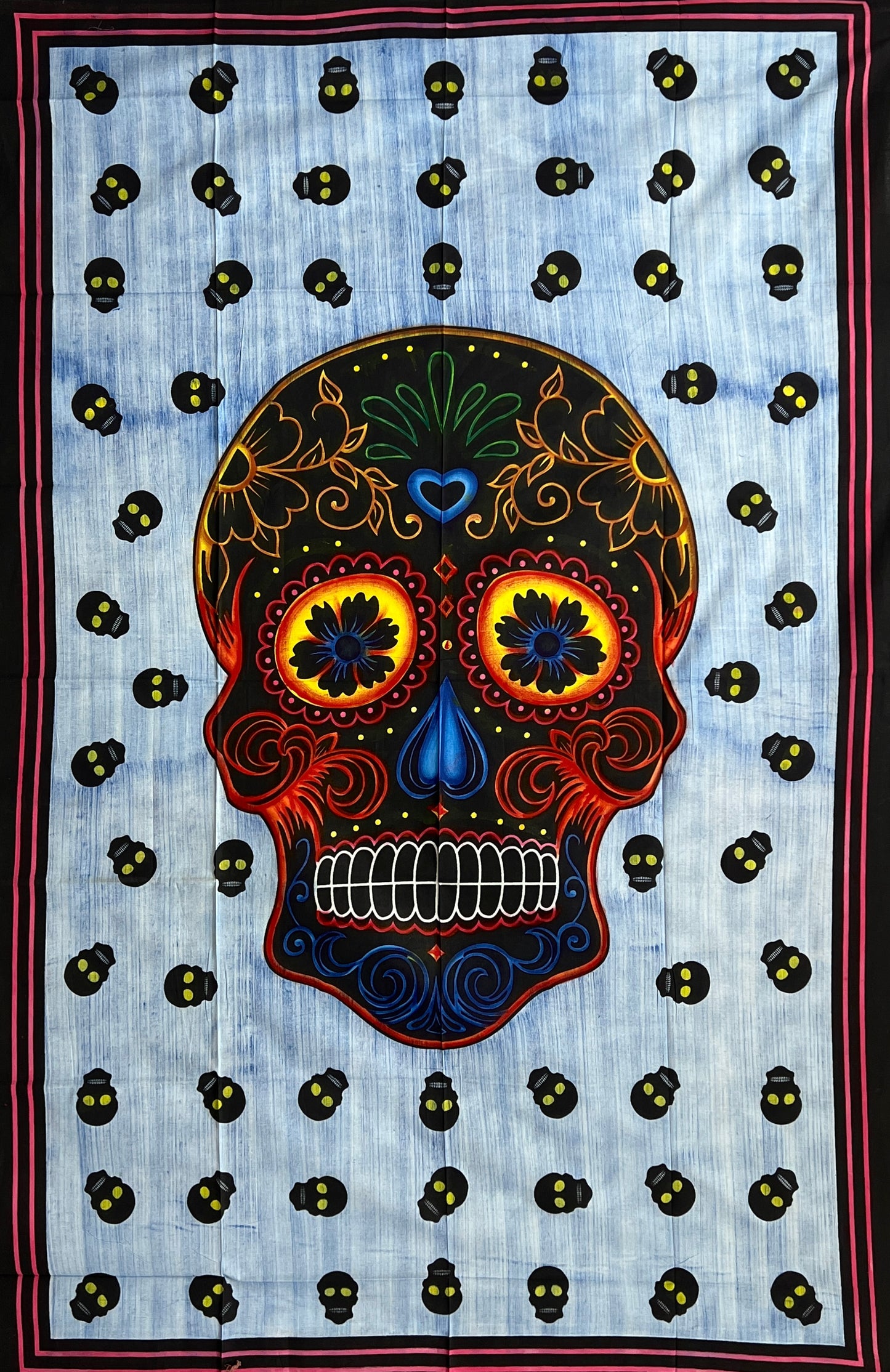 Day of the Dead Skull Tapestries