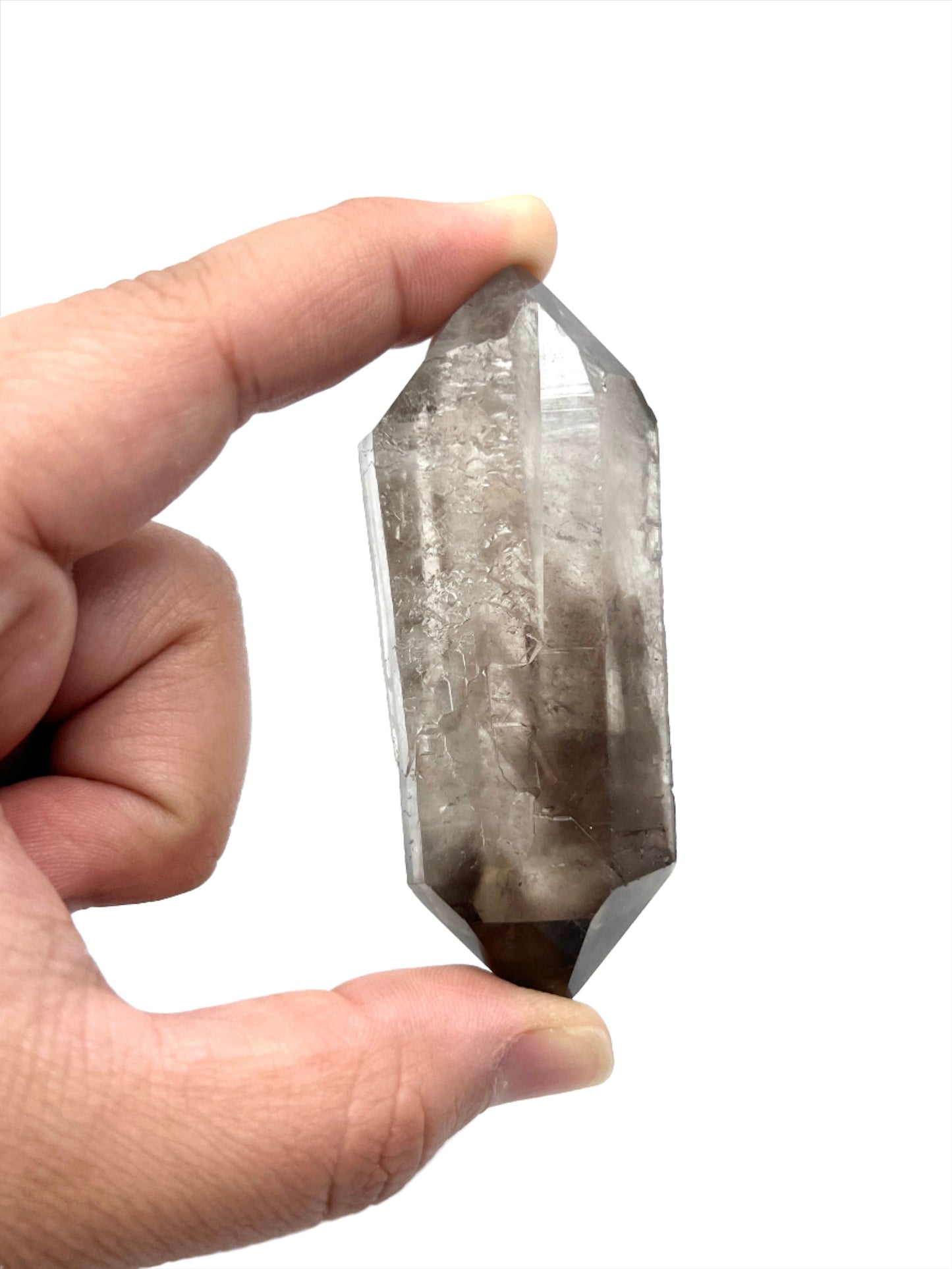 Double Terminated Smoky Quartz Points