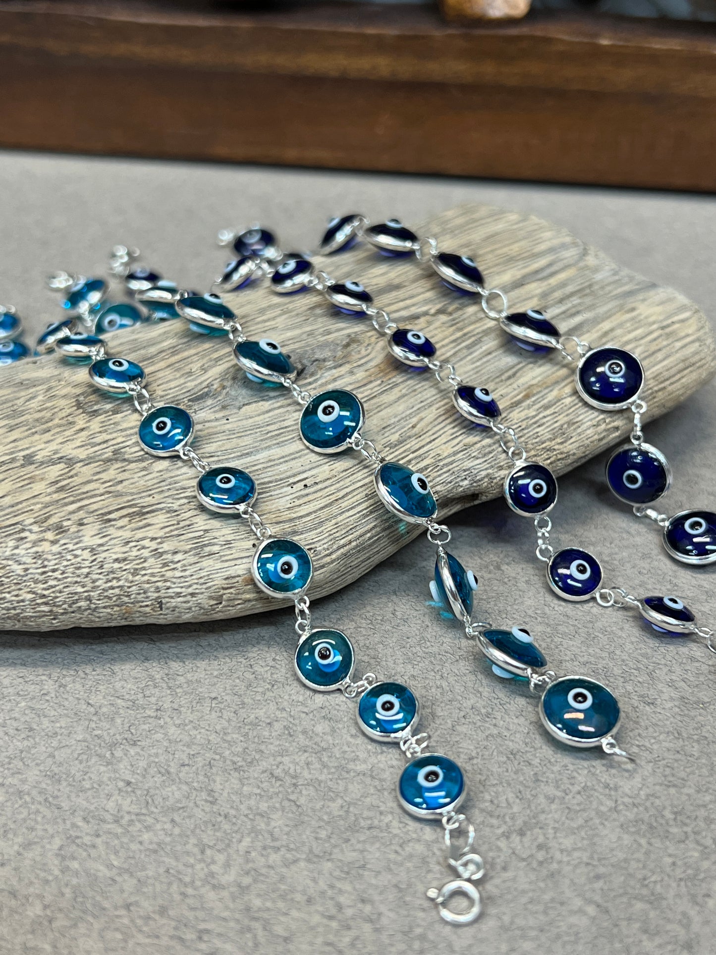 Evil Eye Sterling Silver Bracelets