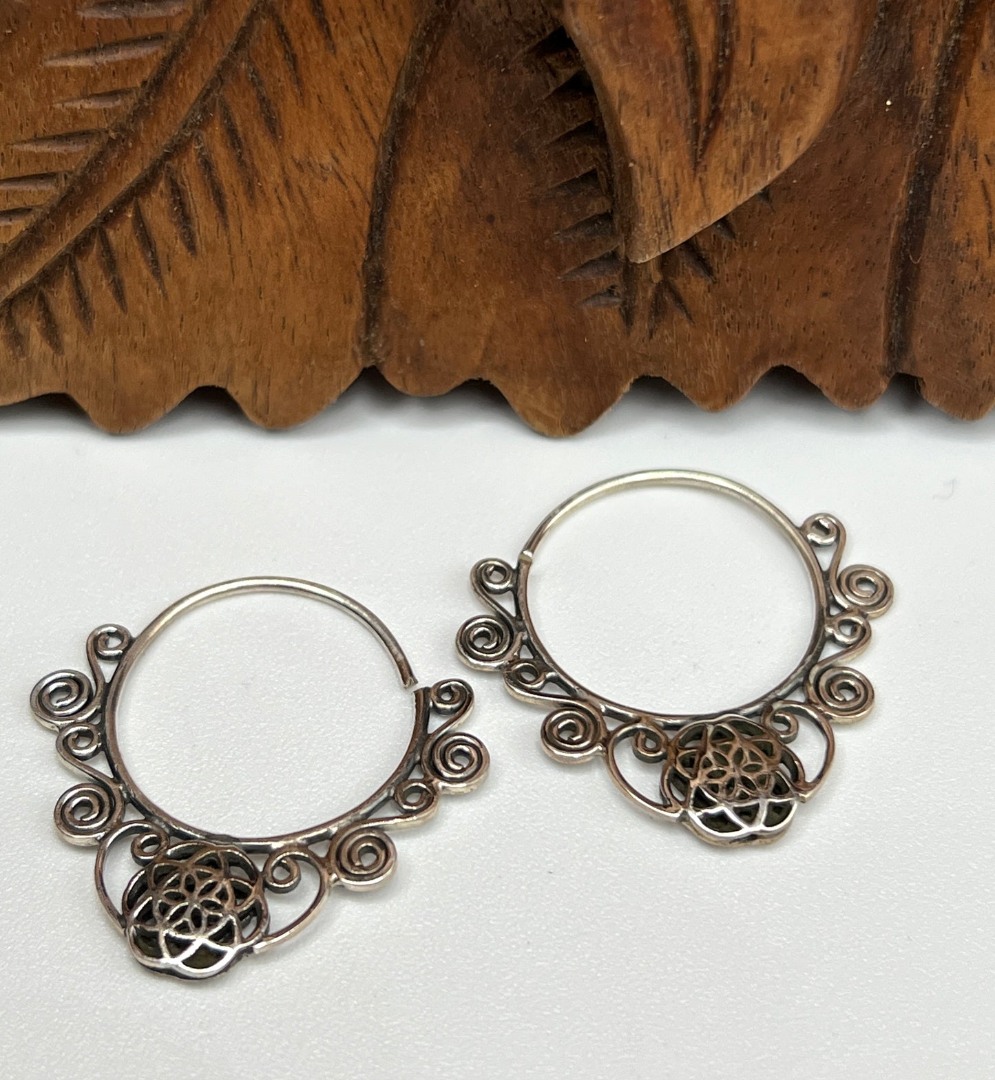 Flower of Life Decorative Earrings