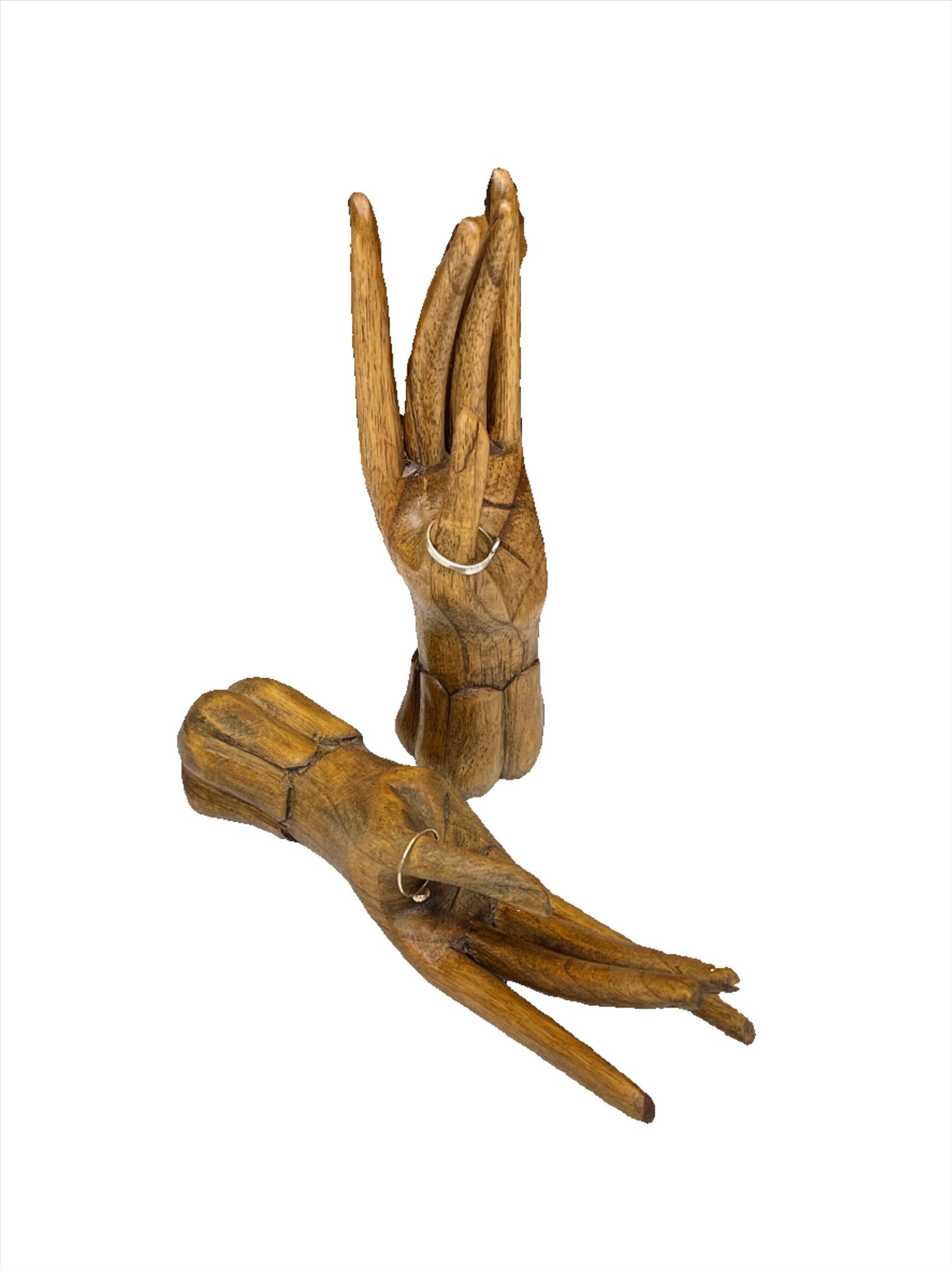 Standing Double Hand Statues