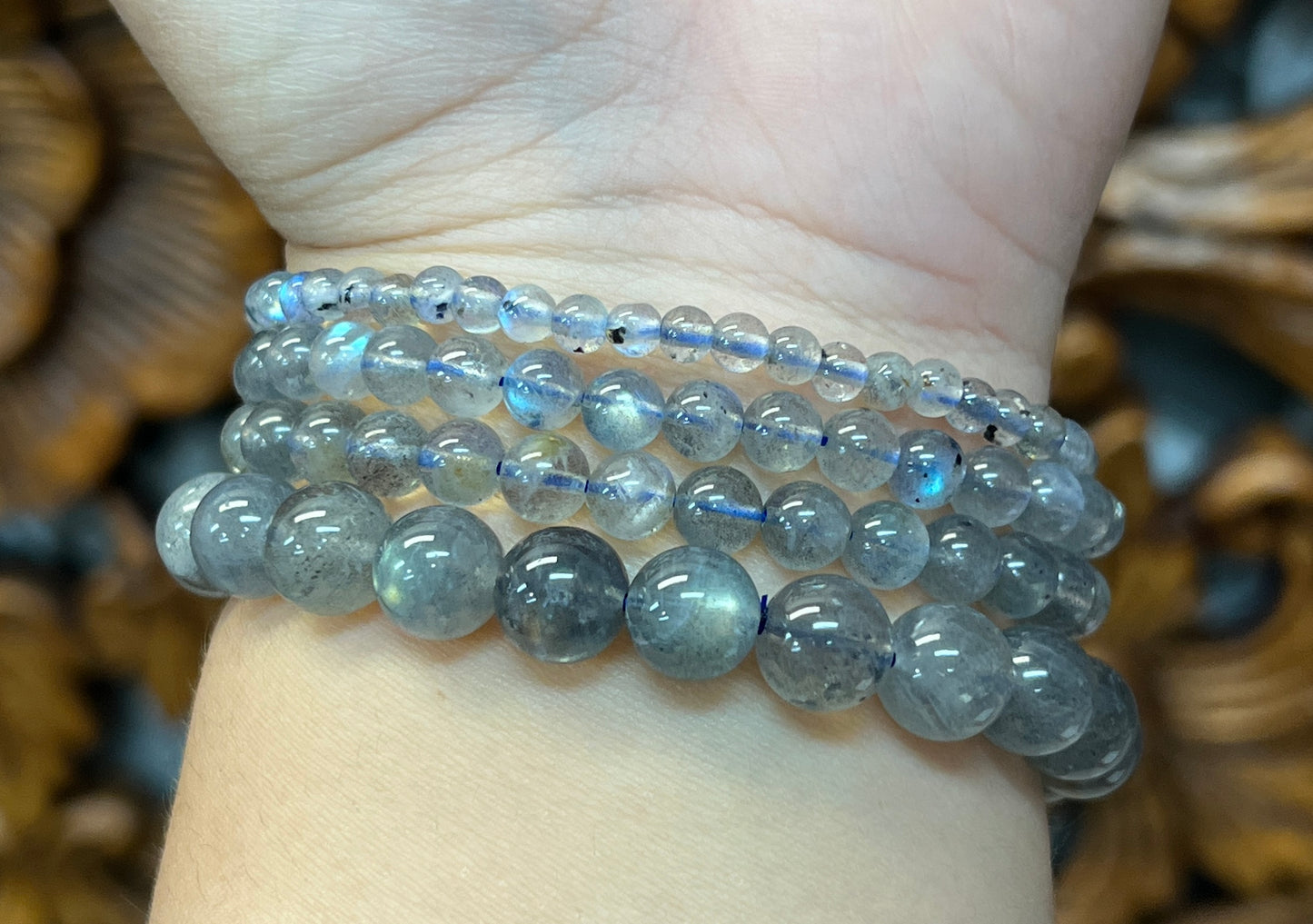 A+ Quality Labradorite Stretchy Bracelets