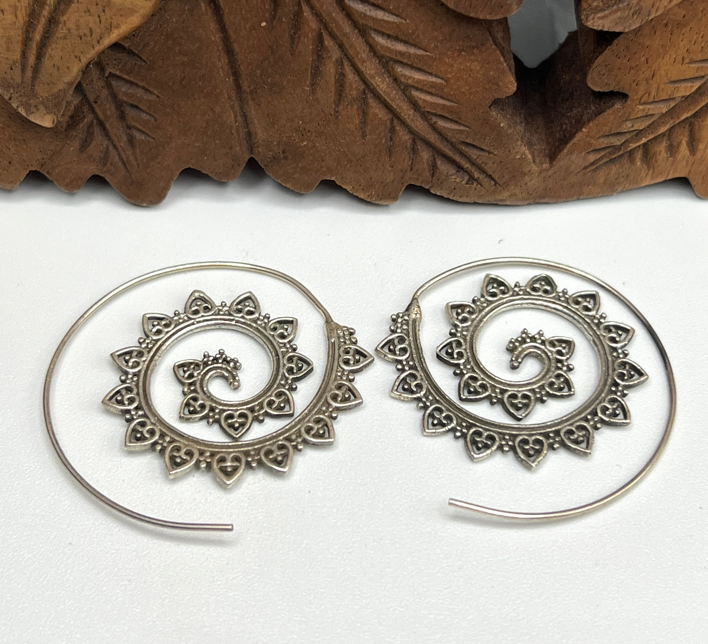 Decorative Slide Hoop Earrings