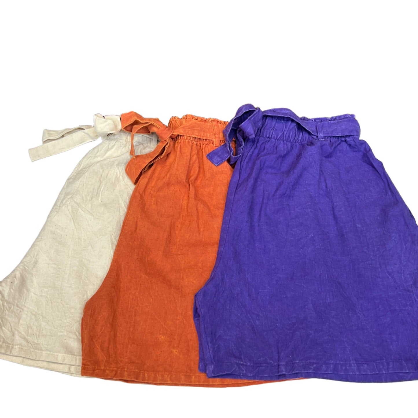 Hemp Tie Waist Shorts