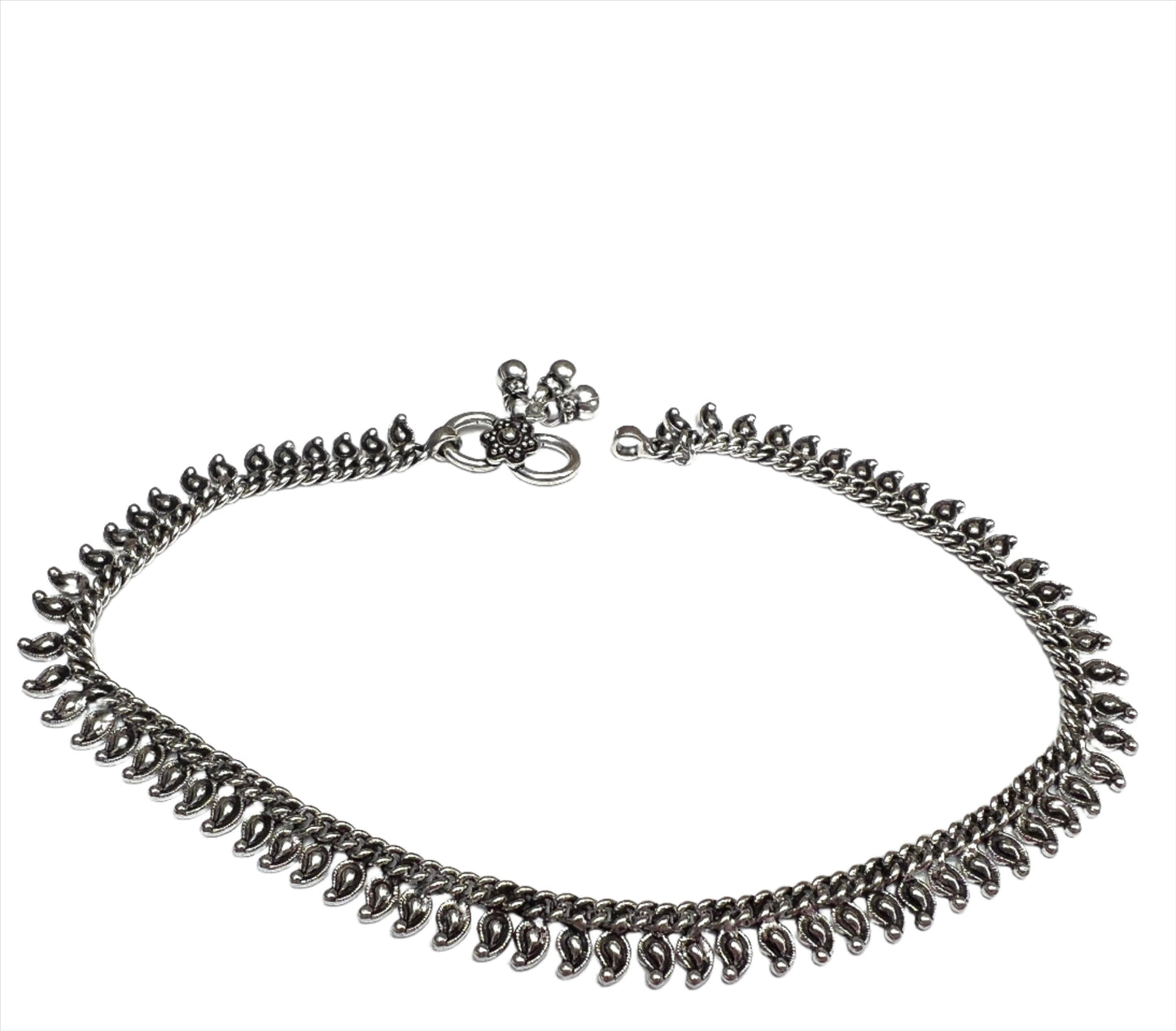 Sterling Silver Rajasthani Design Anklets