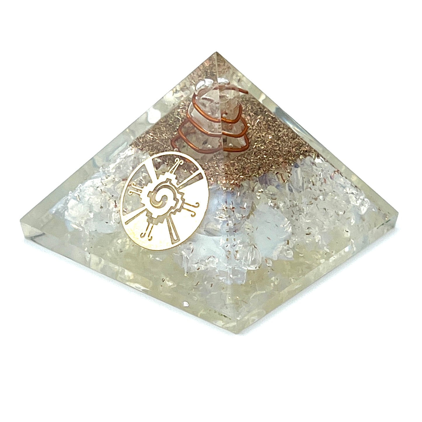Opalite Orgonite Pyramids