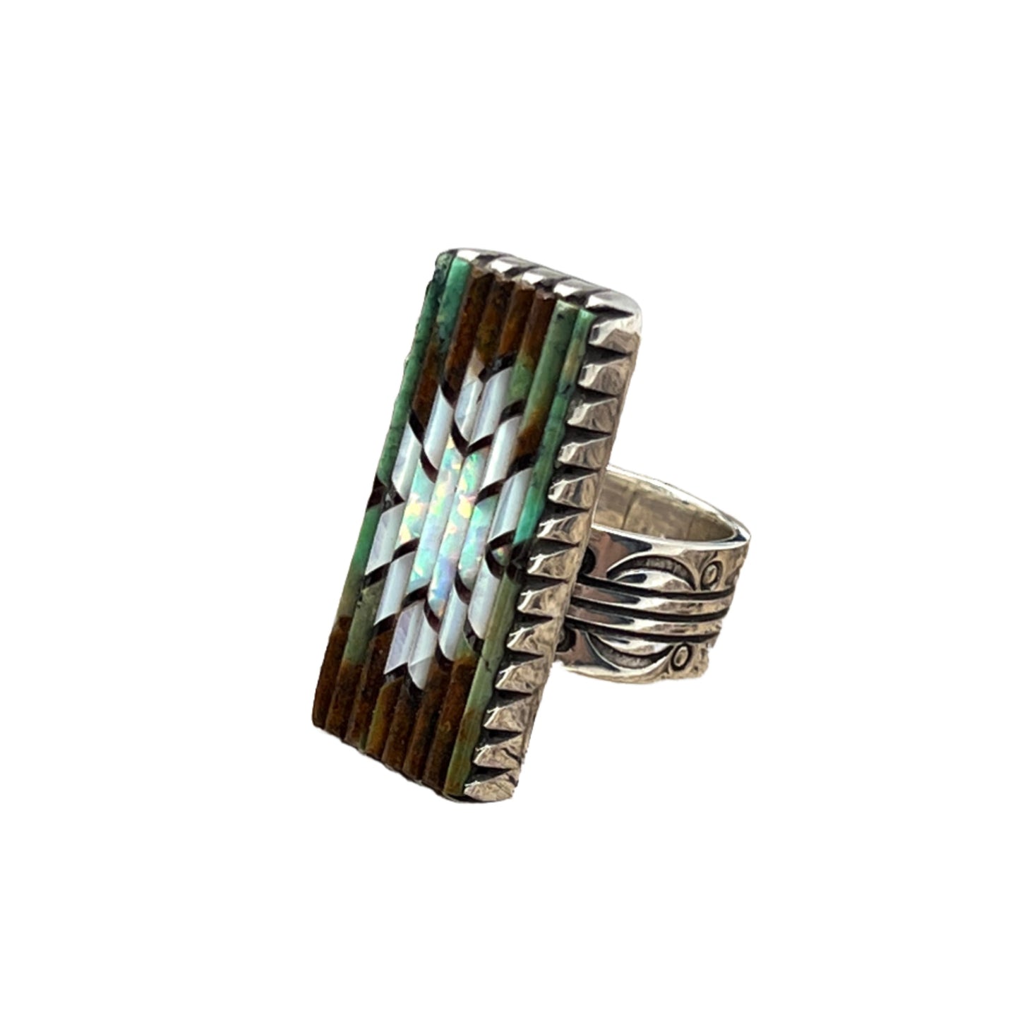 Vintage Matchstick Gemstone Rings by David Freeland