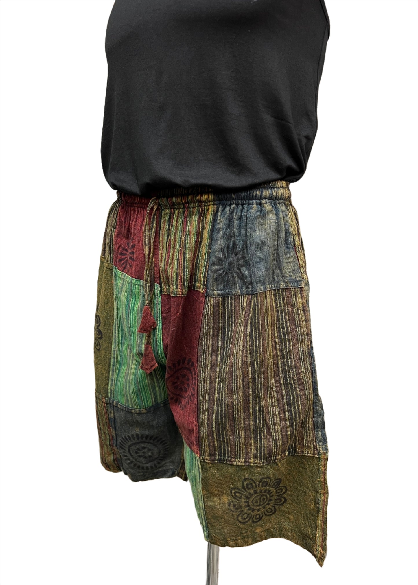 Nepali Patchwork Shorts