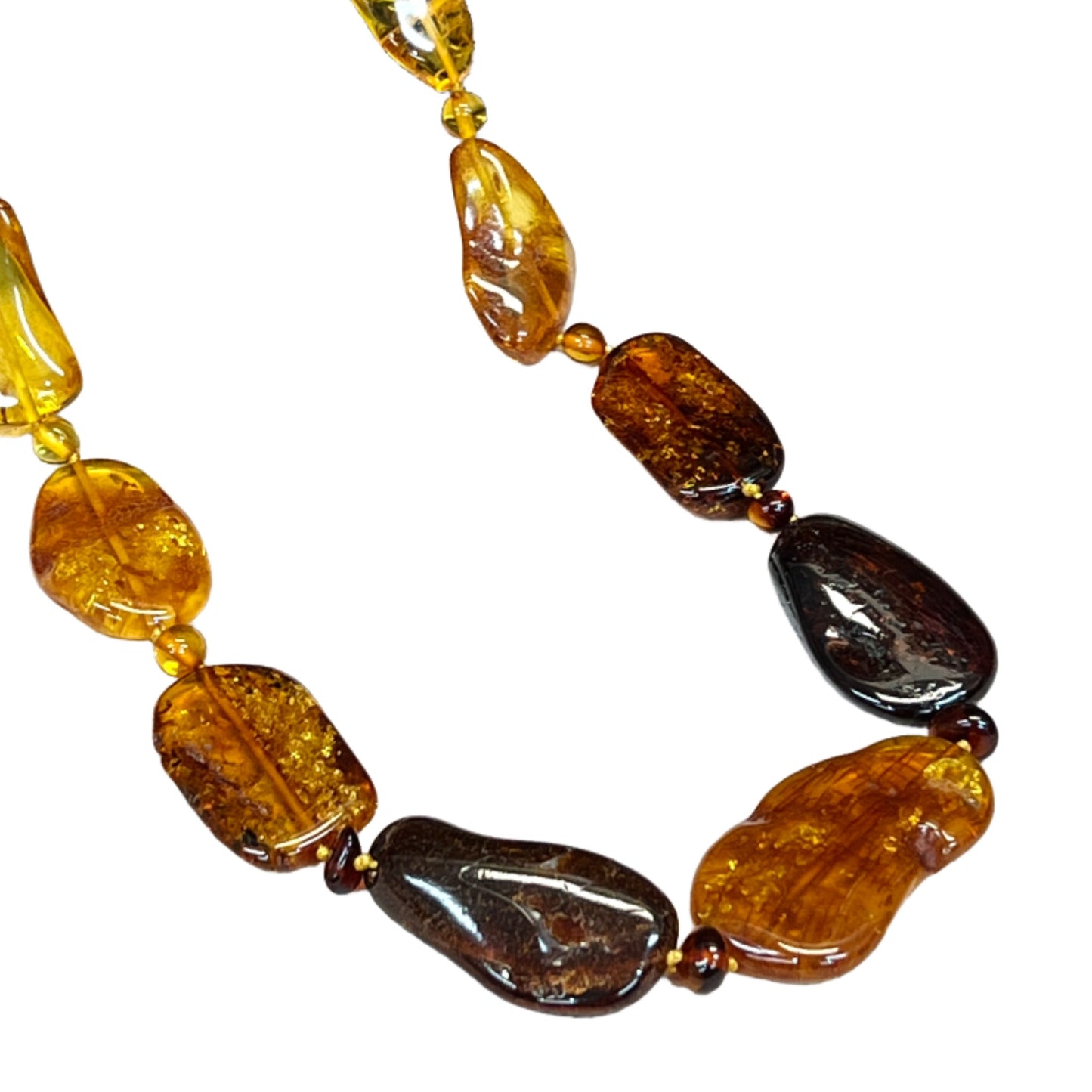 Polished Multi Amber Necklaces