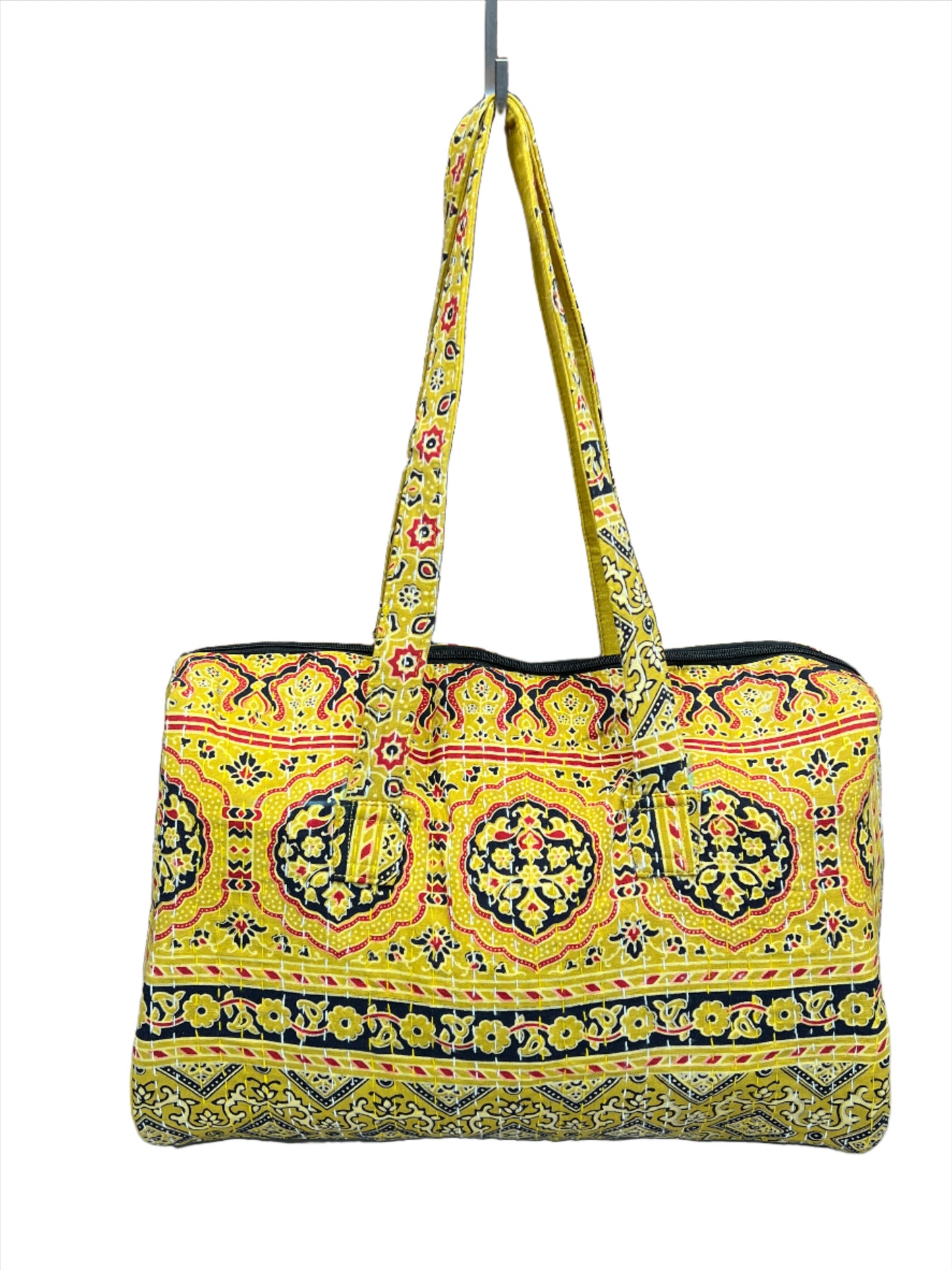 Rajasthani Print Kantha Duffle Bag