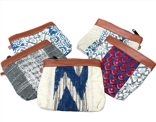 Hand Made Coin Pouches with Leather | Designer