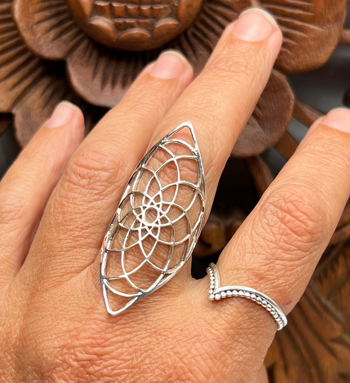 Flower of Life Ring