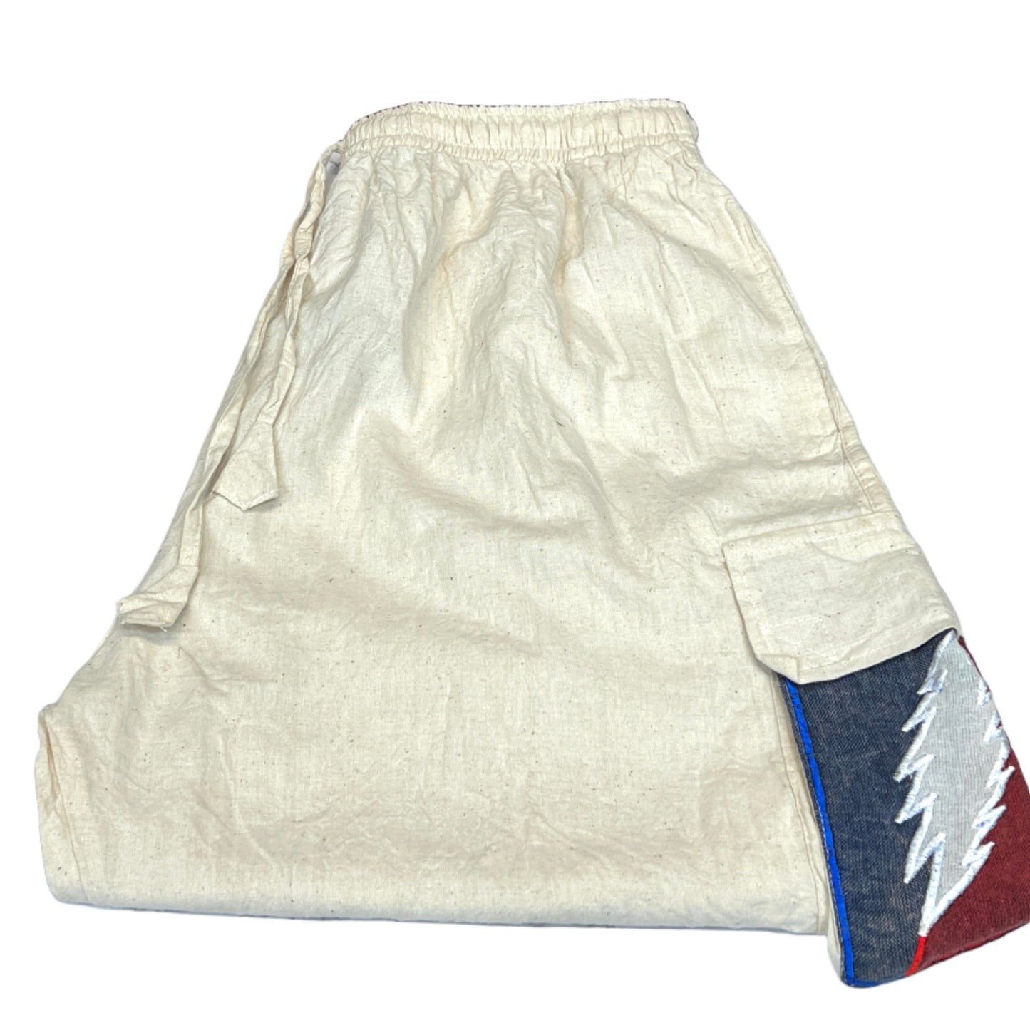 Cotton Lightning Bolt Shorts