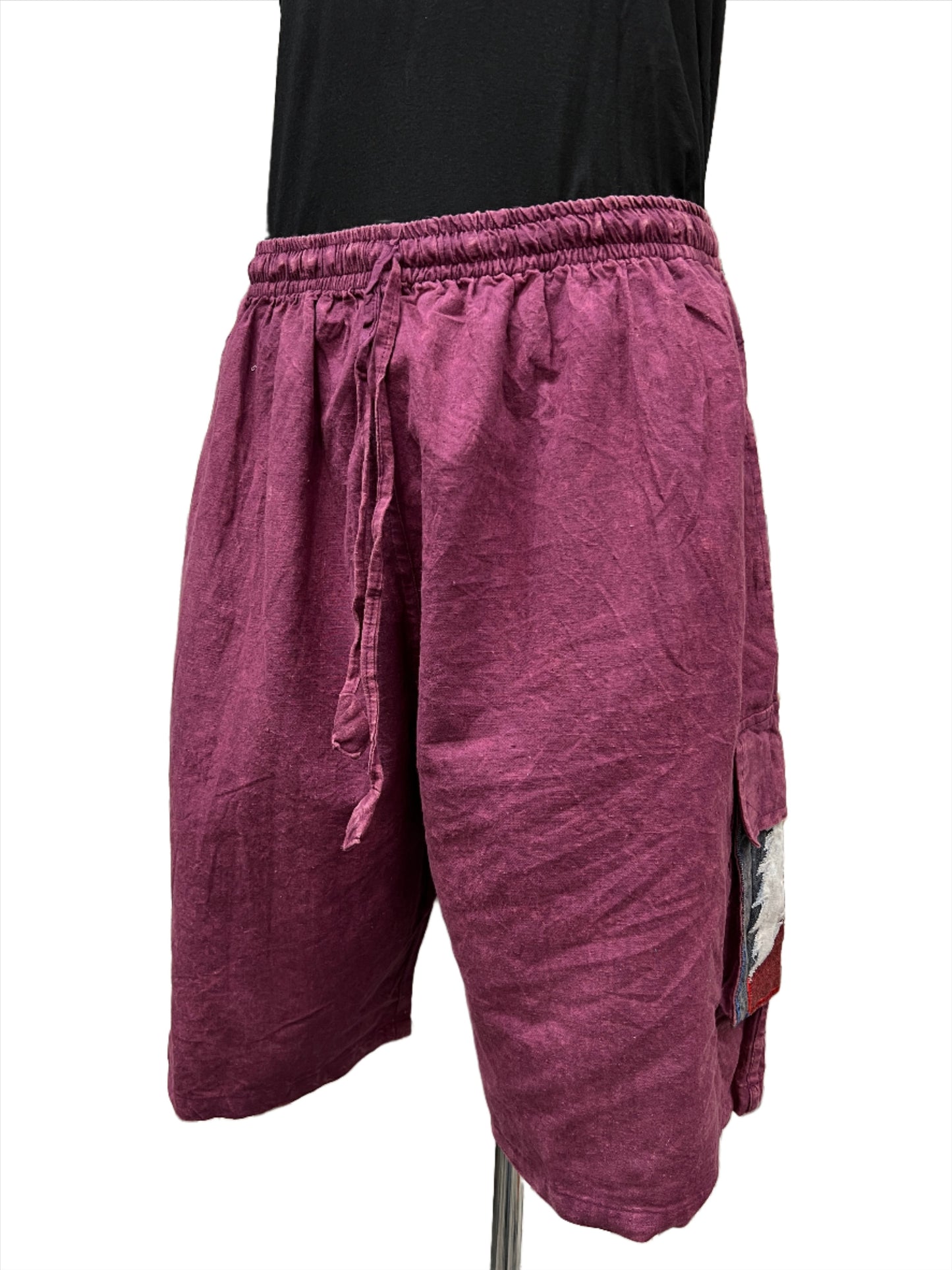 Cotton Lightning Bolt Shorts
