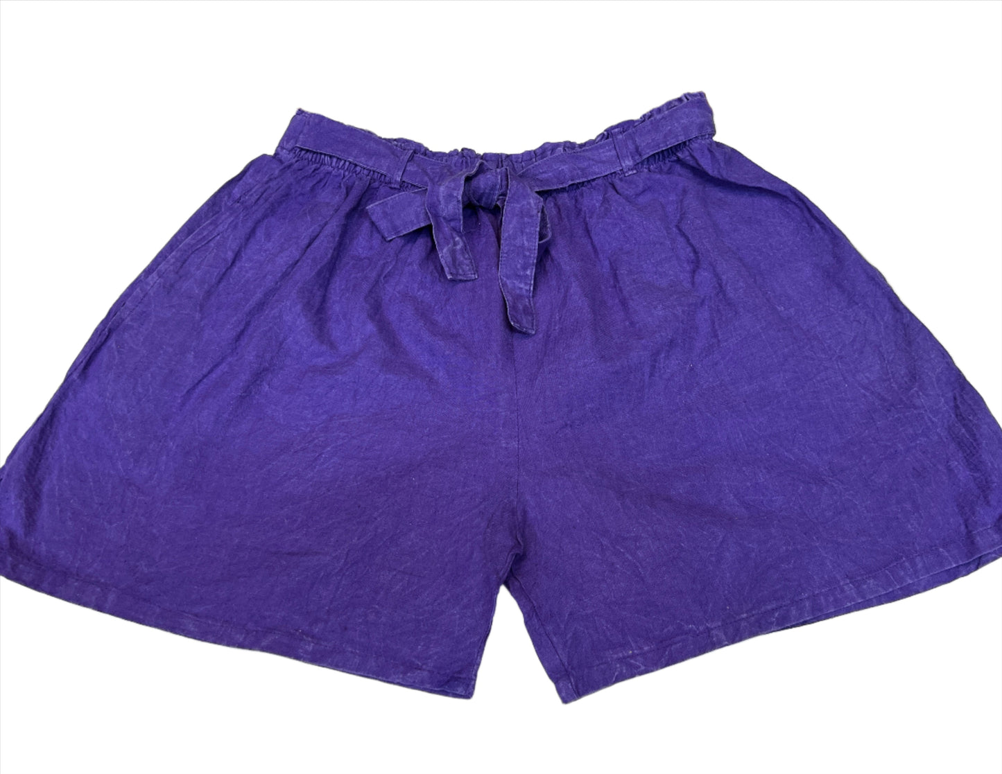 Hemp Tie Waist Shorts