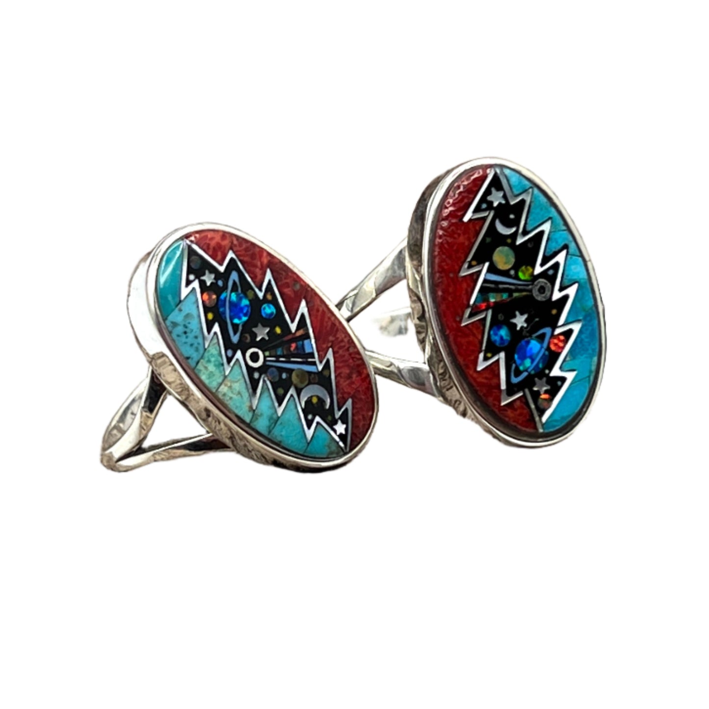 Lightning Bolt Galaxy Rings by David Freeland