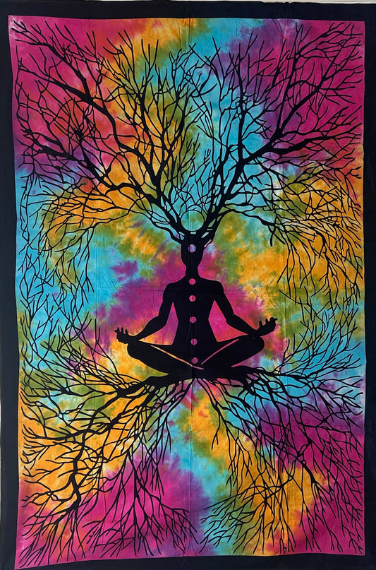 Meditation Tree of Life Tapestries | 2 Colors