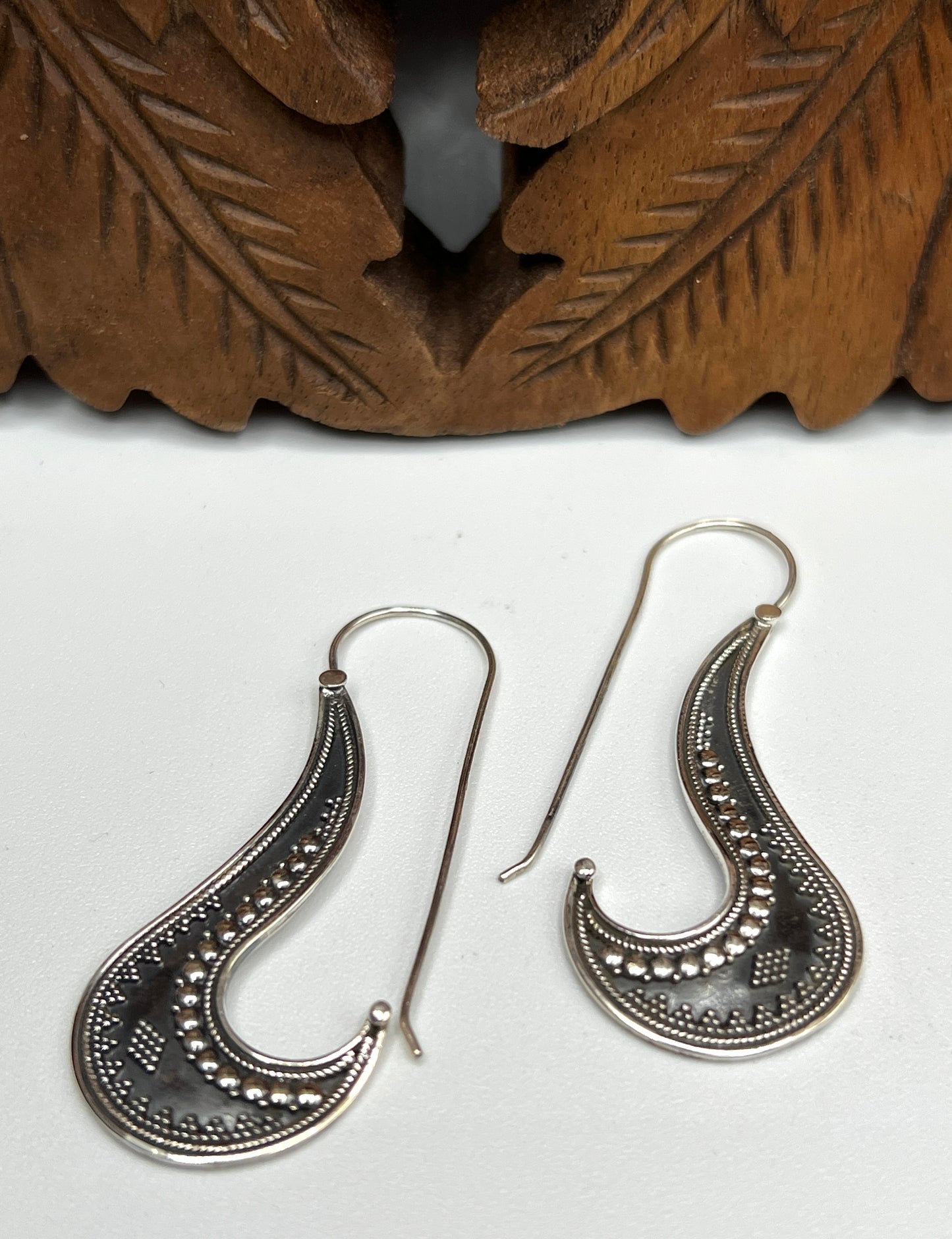 Sterling Silver Drop Slide Earrings