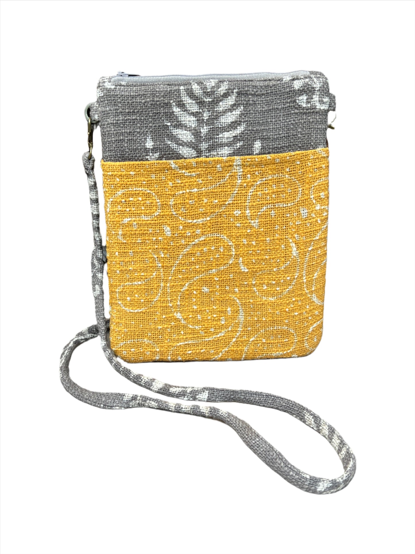 Block Print Passport Bag