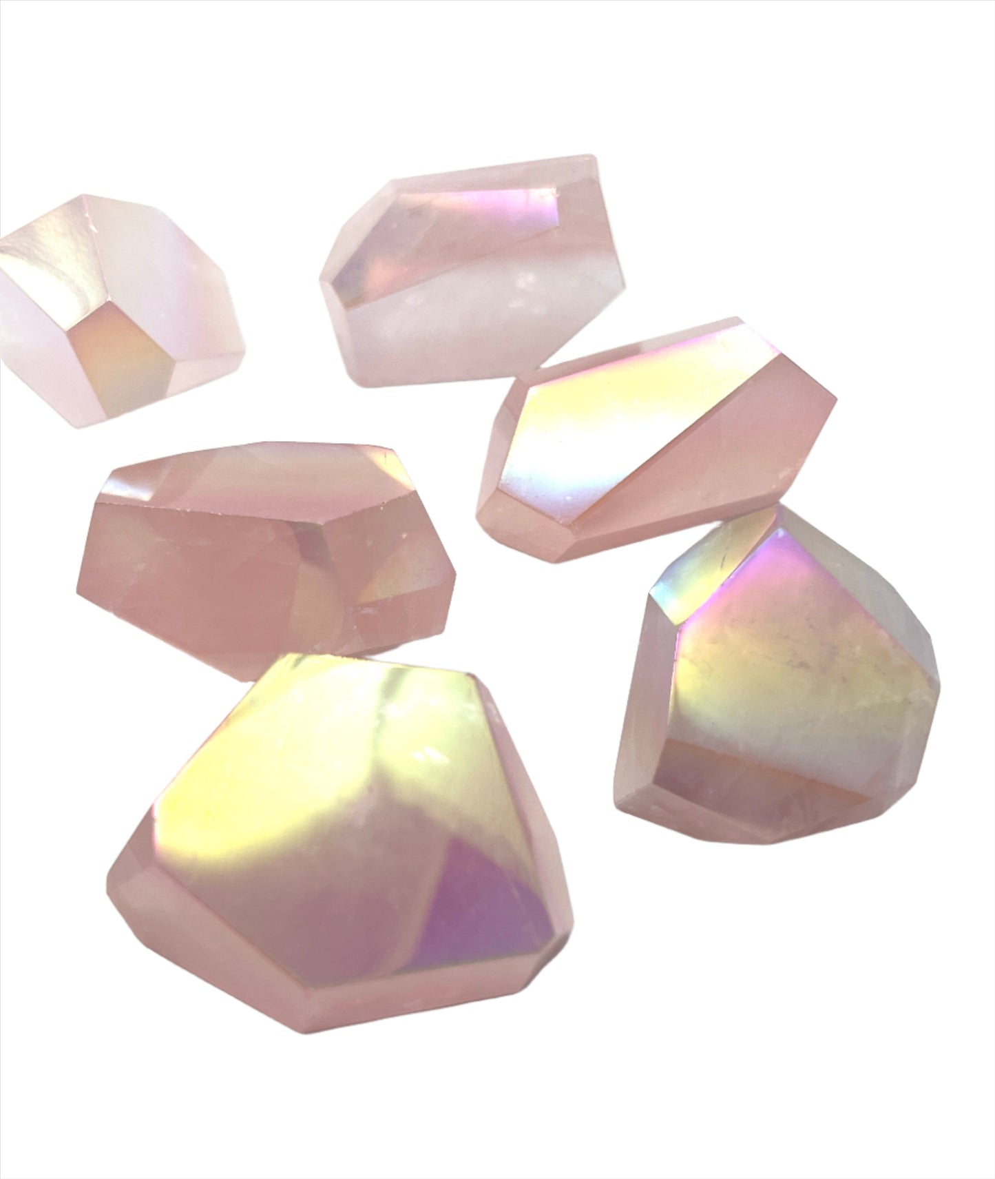 Angel Aura Rose Quartz Freeforms