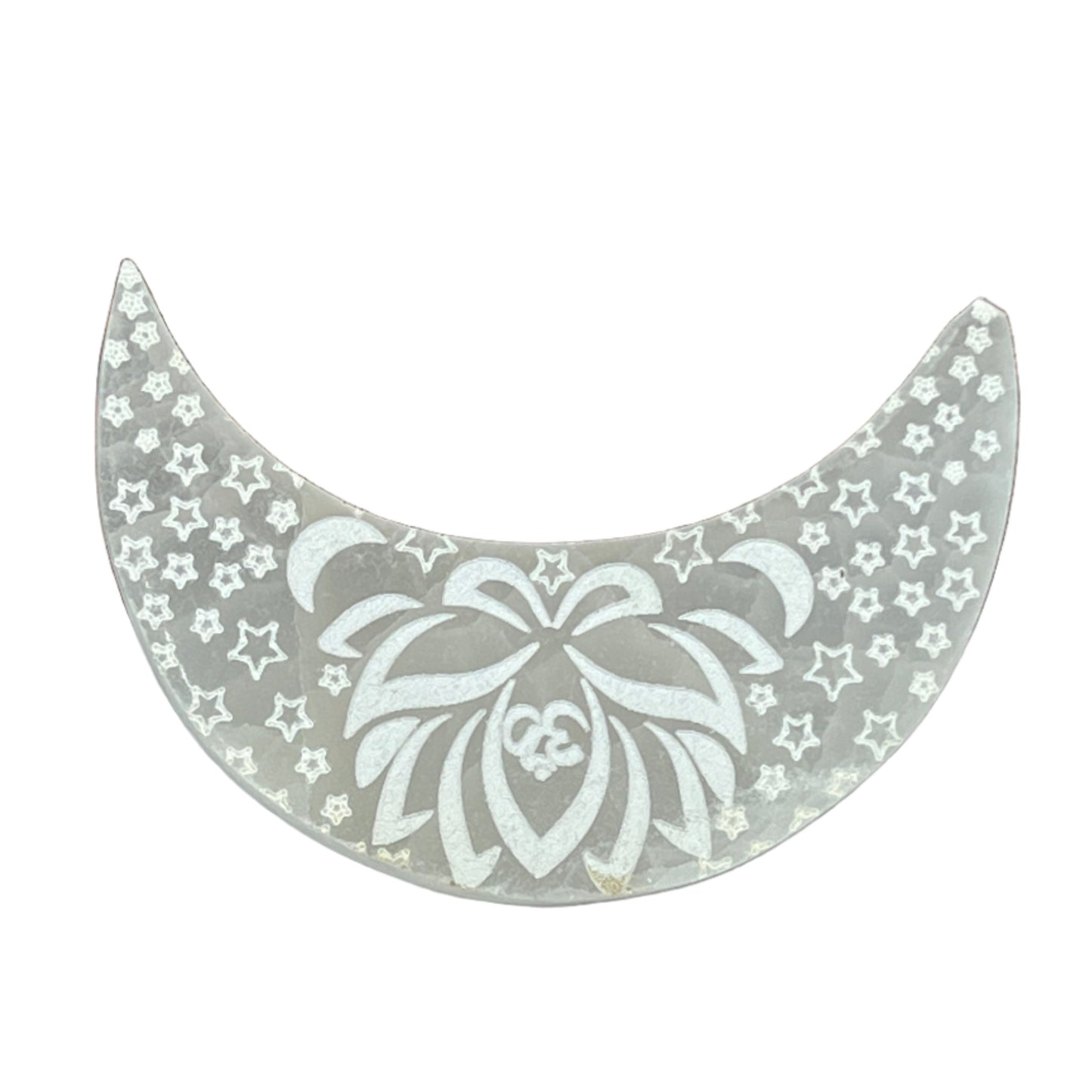 Selenite Crystal Cleansing Charging Crescent Moon