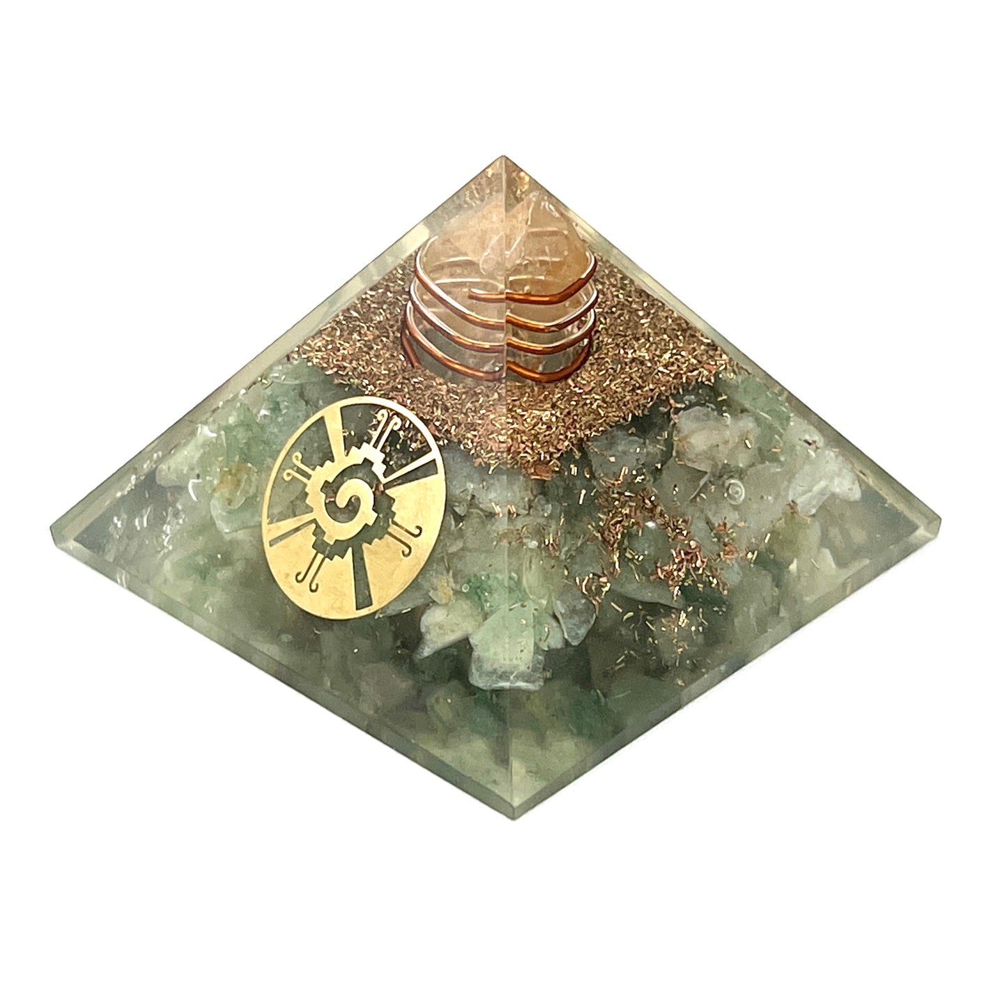 Green Aventurine Orgonite Pyramids