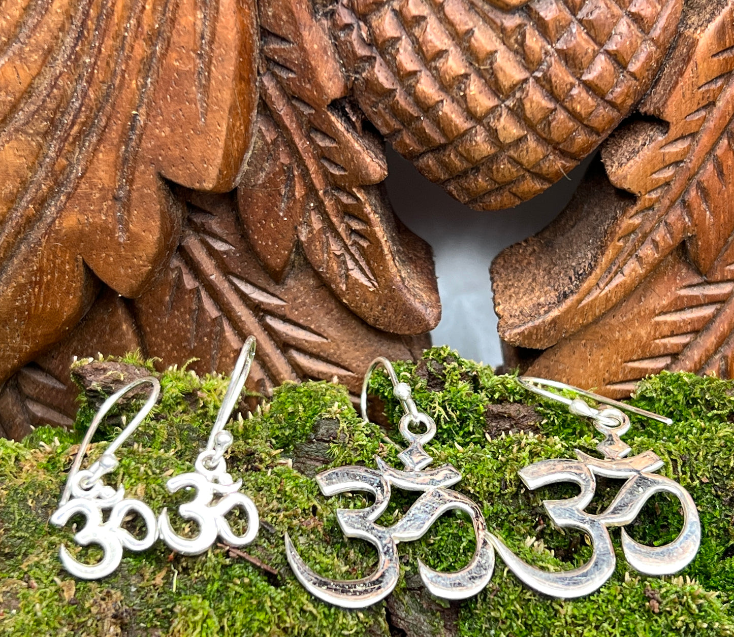 Om Earrings